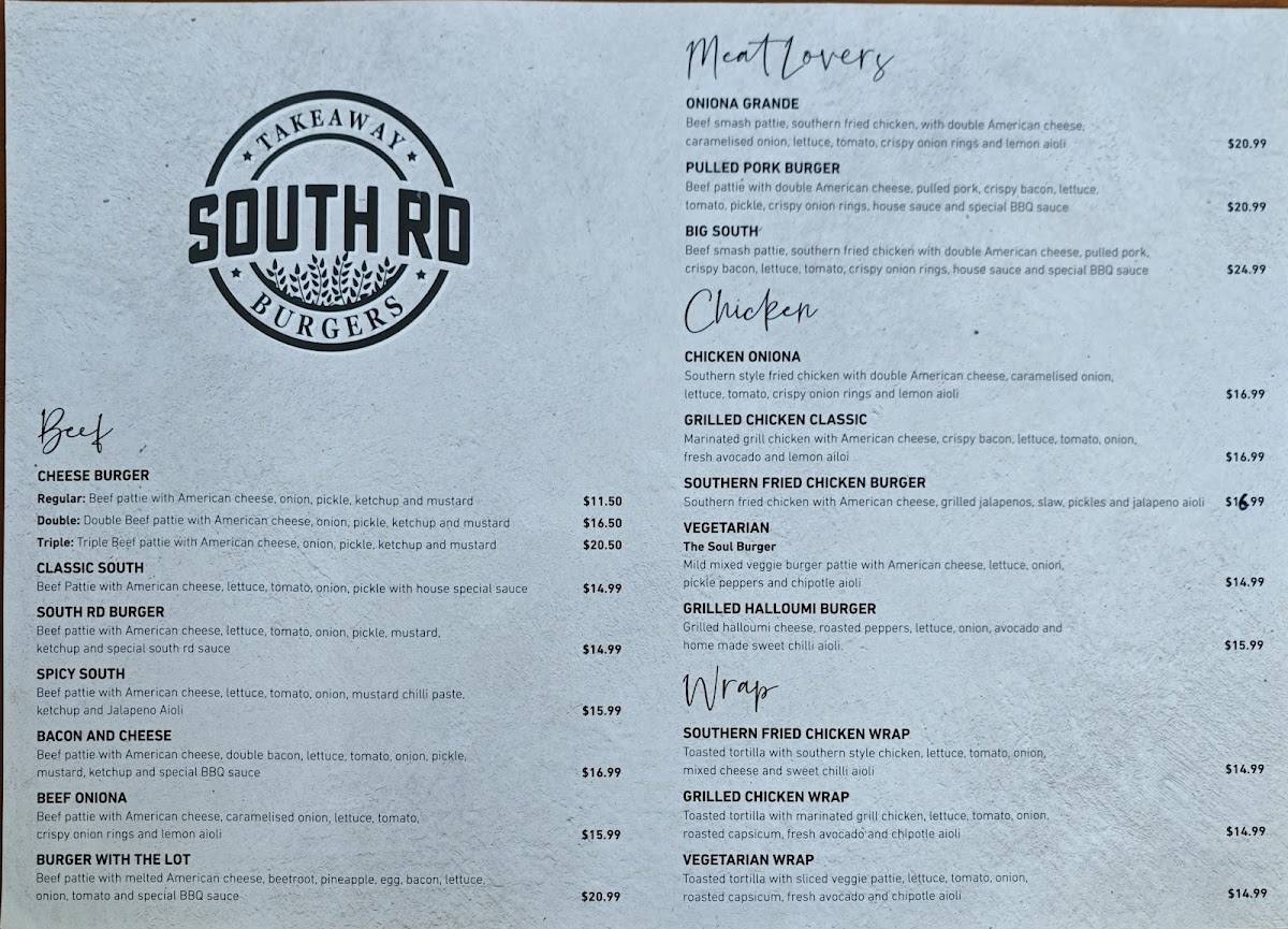 South Road Burgers photo 4